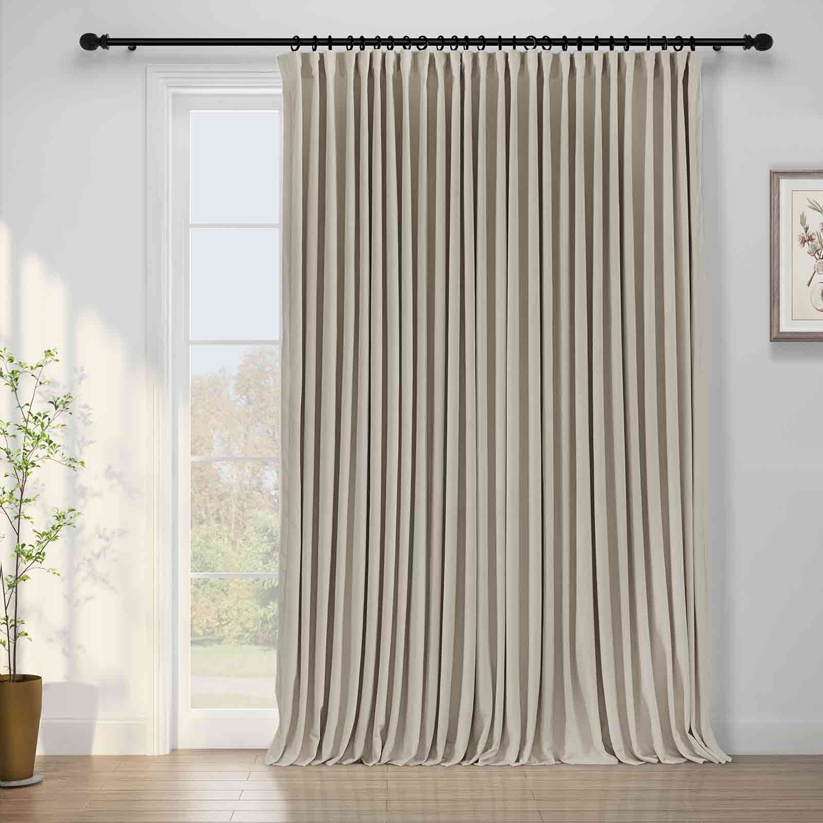 Birkin Velvet Curtain Pinch Pleated Thermal Drapes