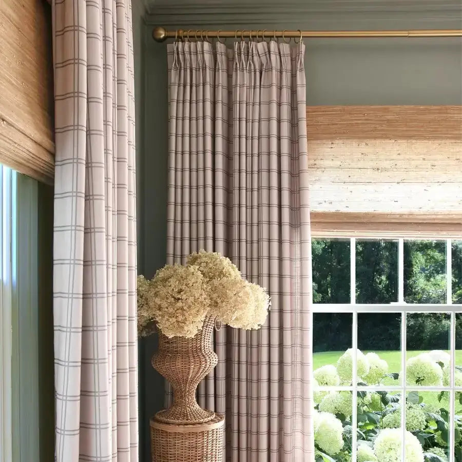 Natural Jute Bamboo Woven Shade - Bark