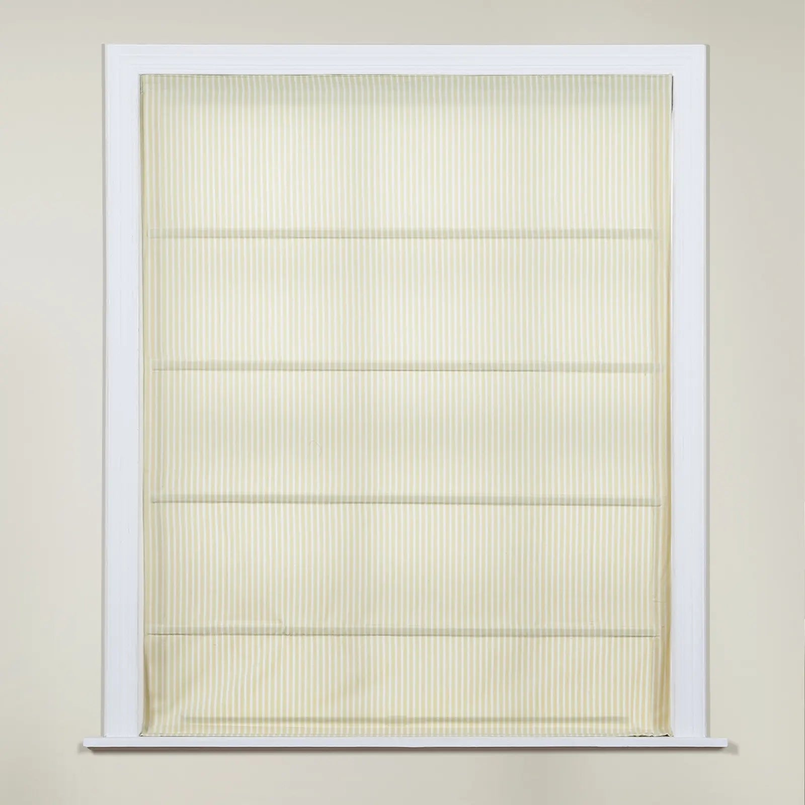 Jana Cordless Roman Shades 100% Cotton Striped