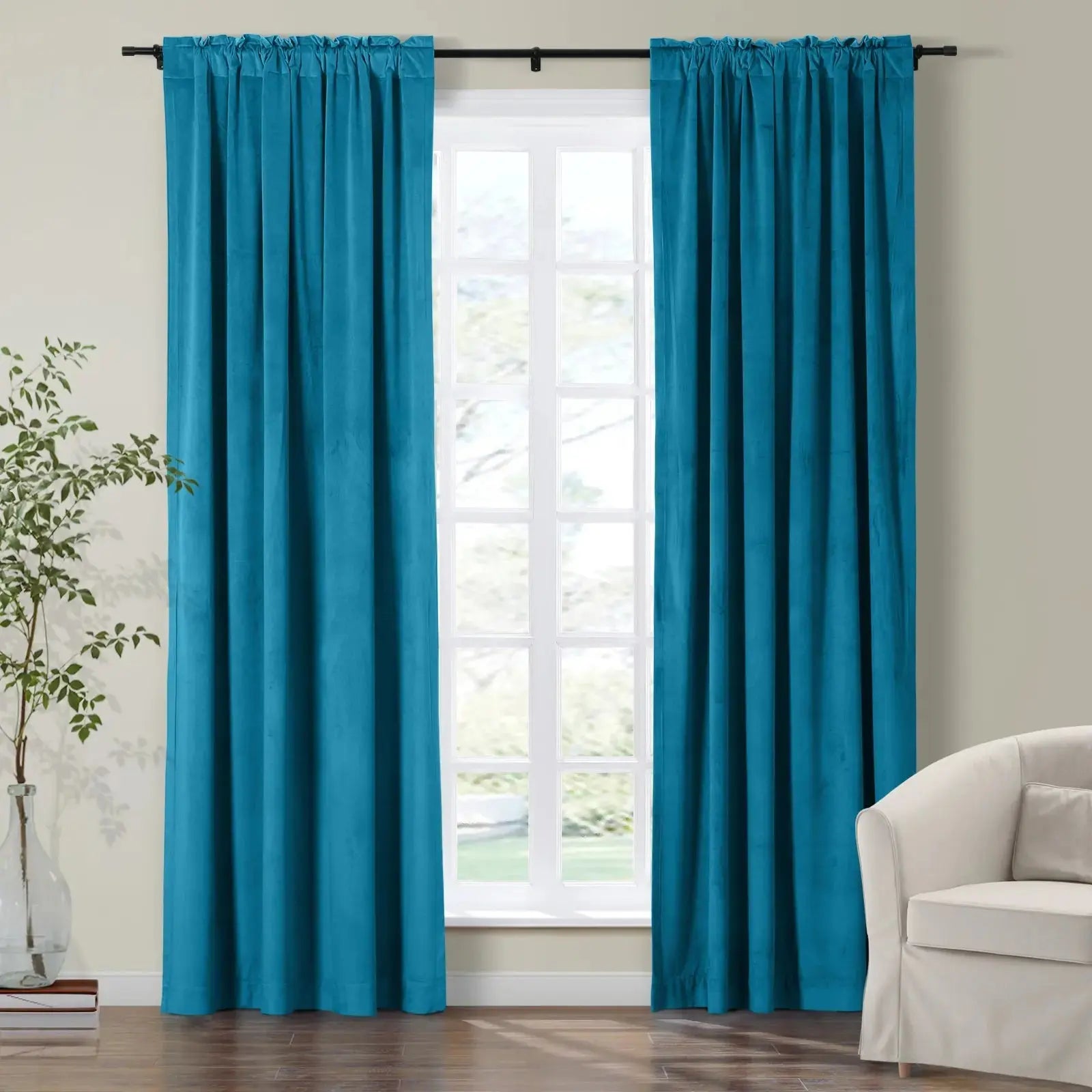 Birkin Velvet Curtain Soft Top SLIDINGCURTAIN