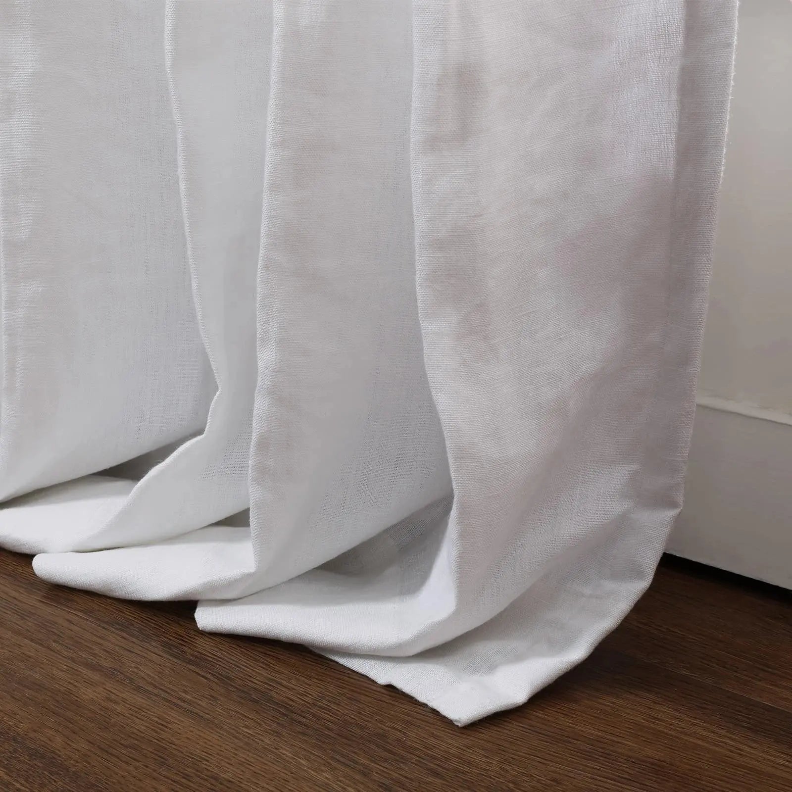 Patti Premium Belgian Linen Flax Curtain Pleated