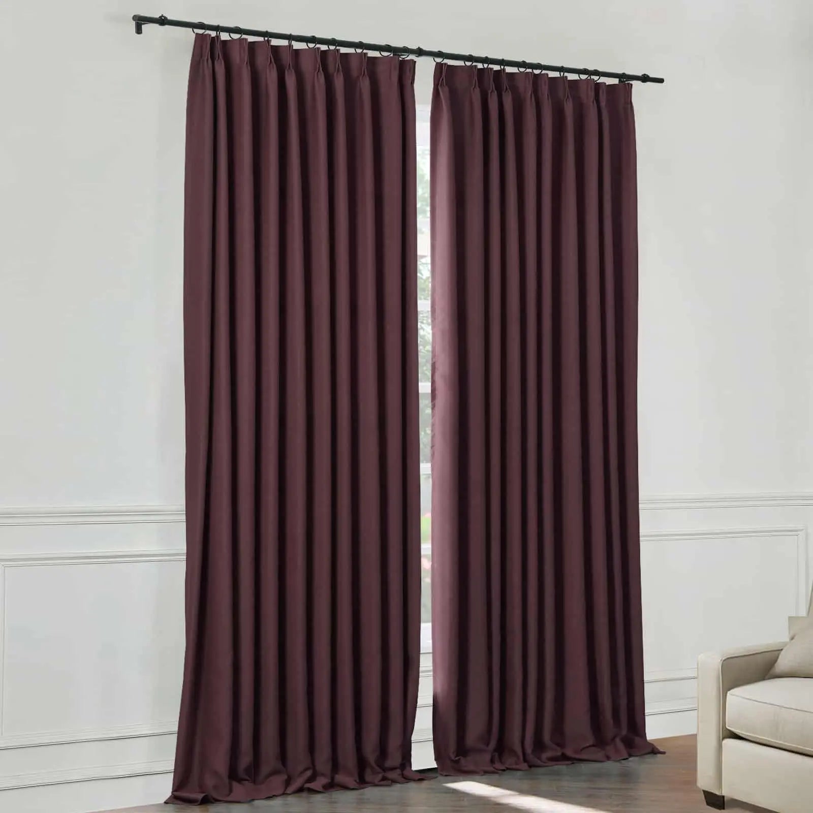 Atlanta Blackout Curtain Pleated