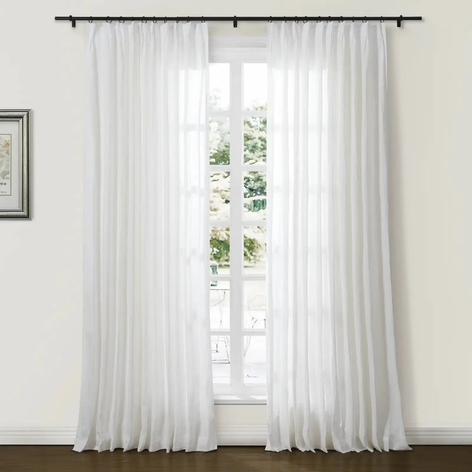 Doris 100% Linen Curtain Pleated SLIDINGCURTAIN