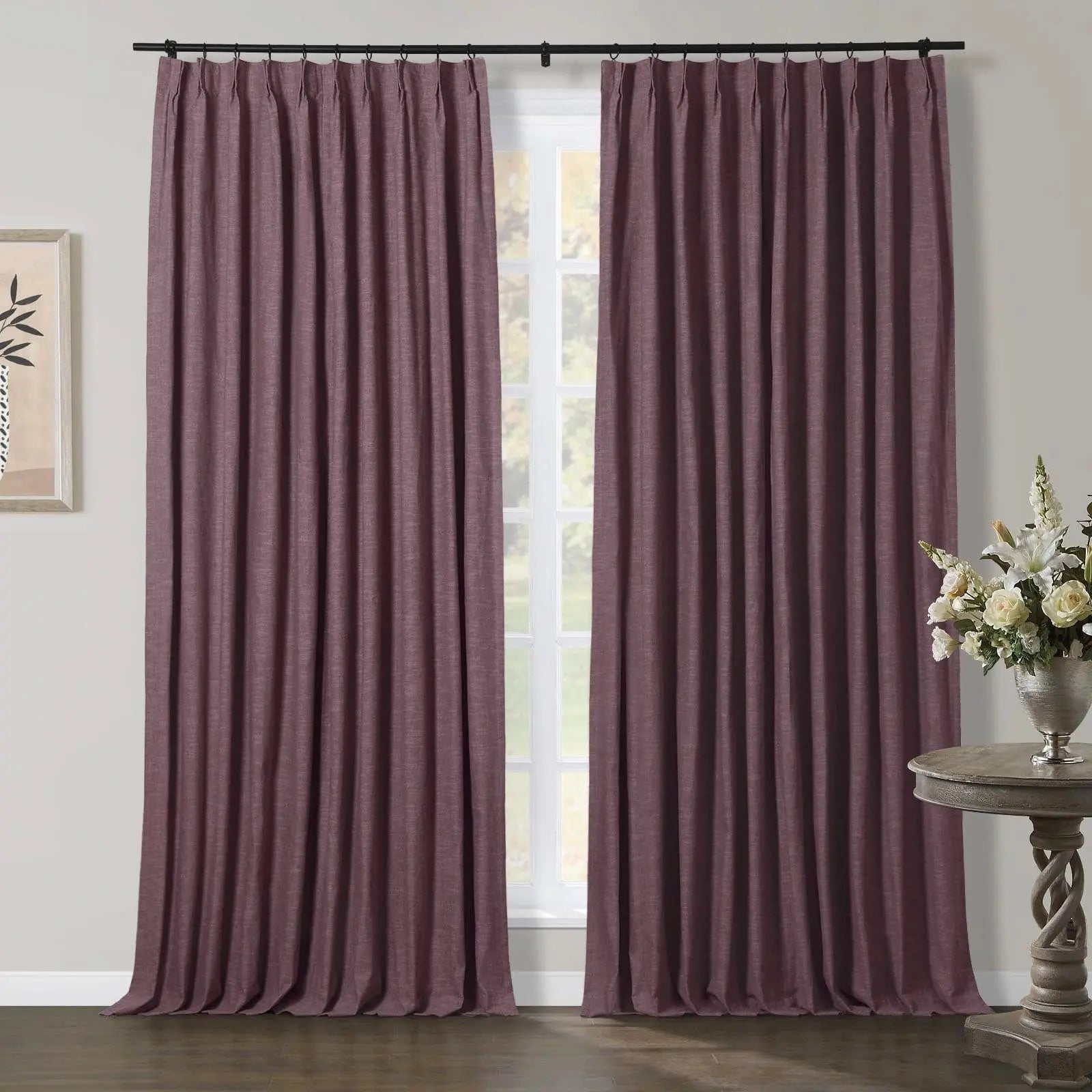 Jawara Luxury Linen Cotton Curtain Pleated SLIDINGCURTAIN