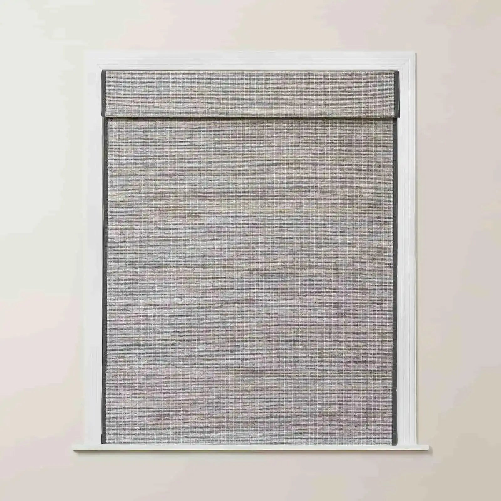 Rae Natural Ramie Flax Woven Wood Shades - Series C