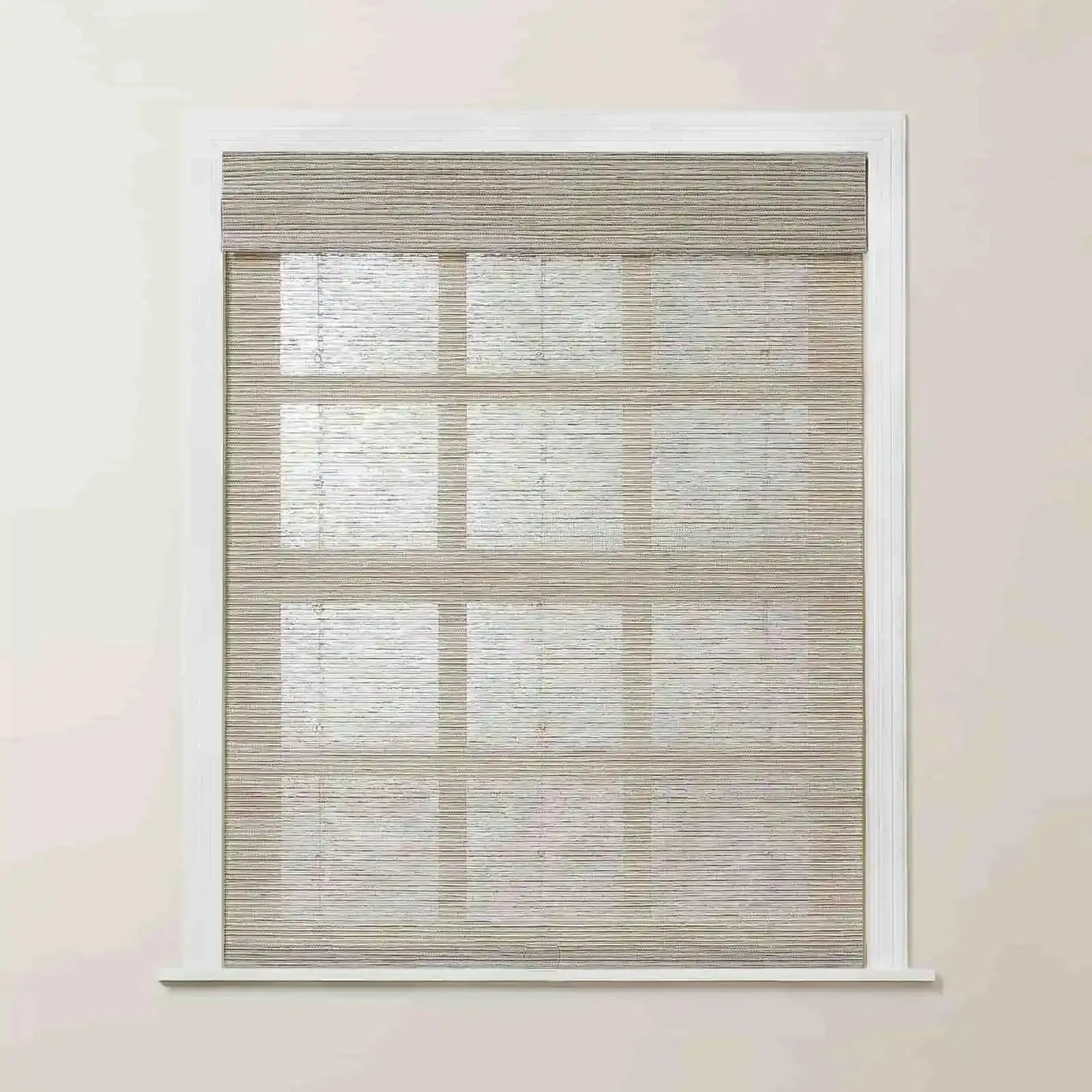 Rae Natural Ramie Flax Woven Wood Shades - Series C