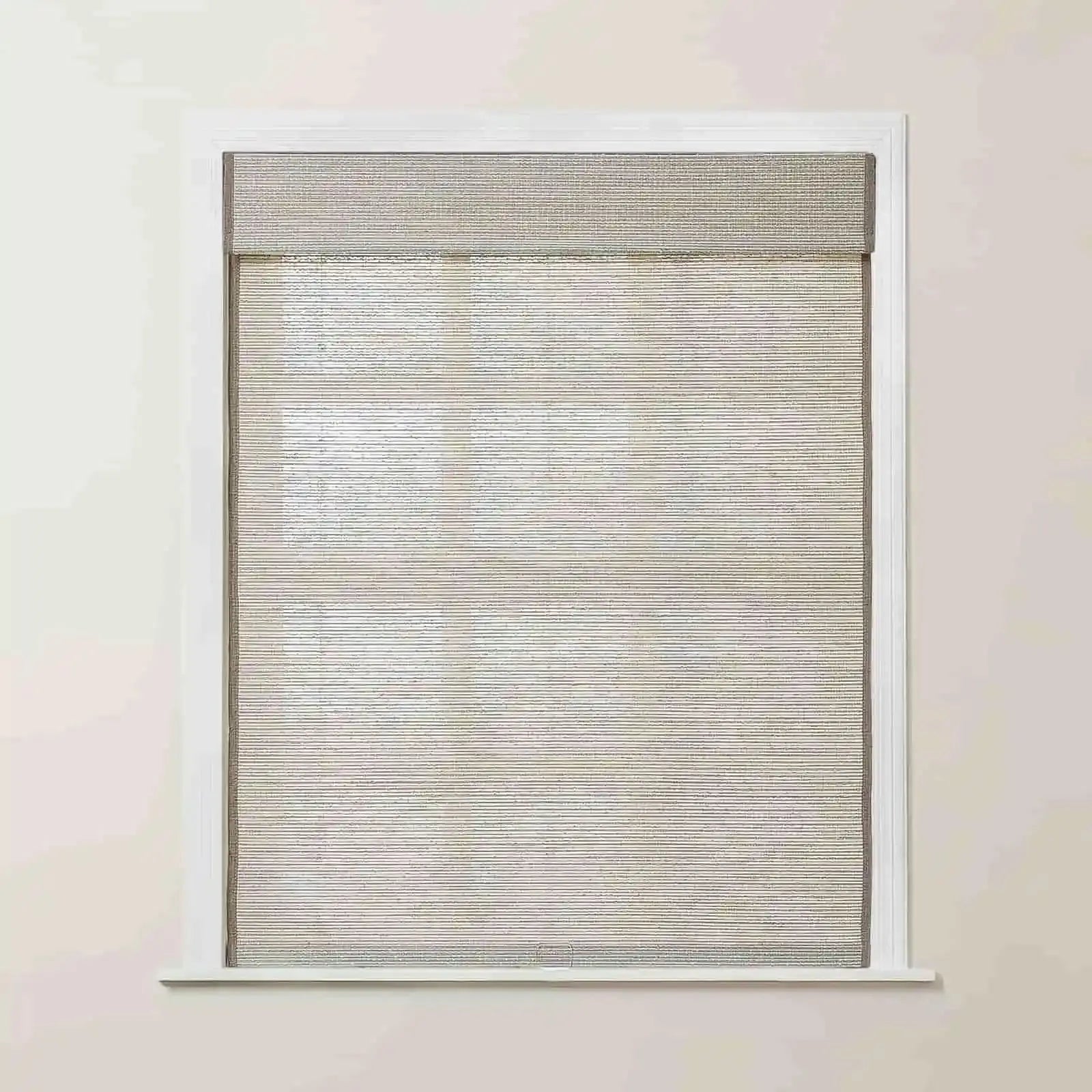 Rae Natural Ramie Flax Woven Wood Shades - Series C