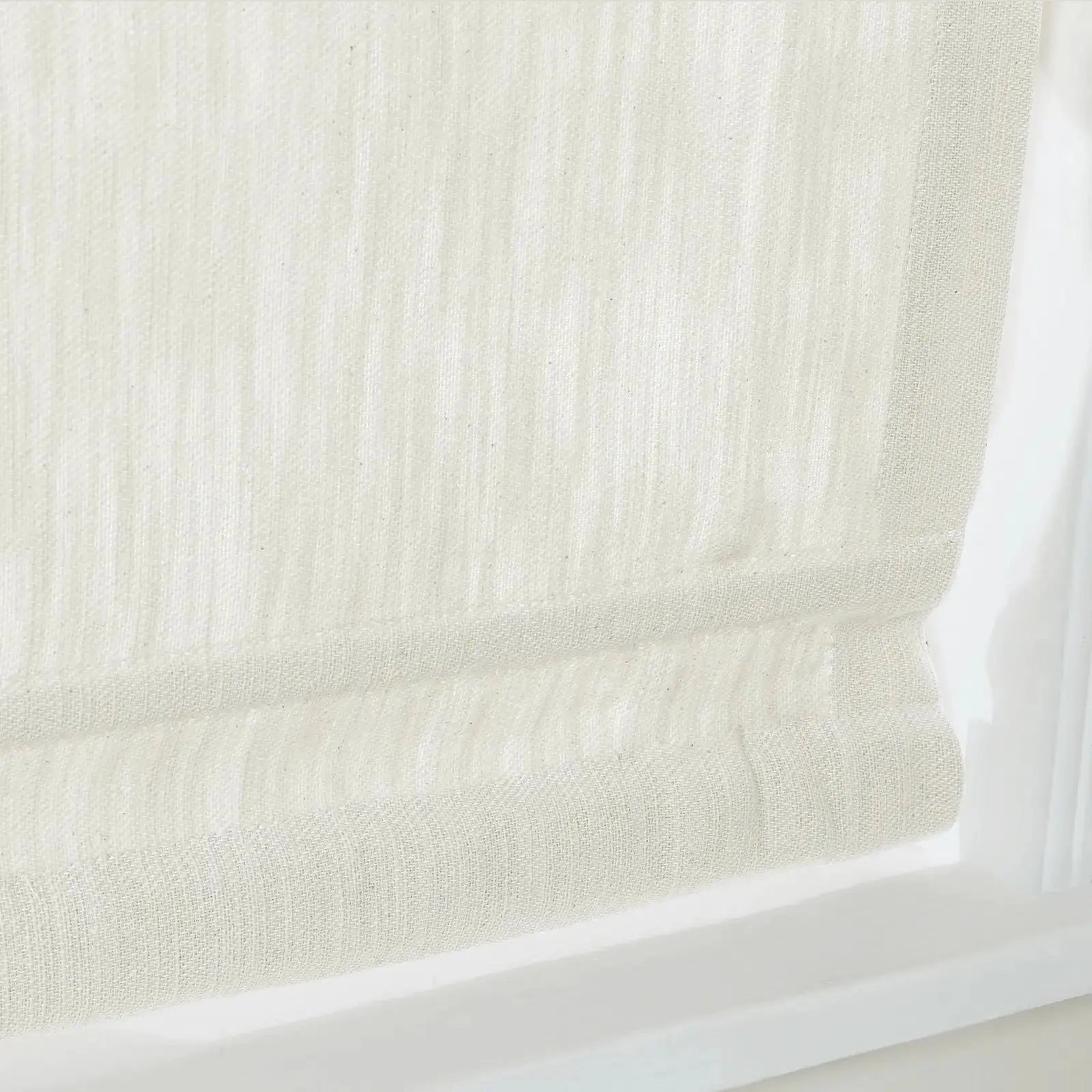 Cloe Cotton Blend Cordless Roman Shade