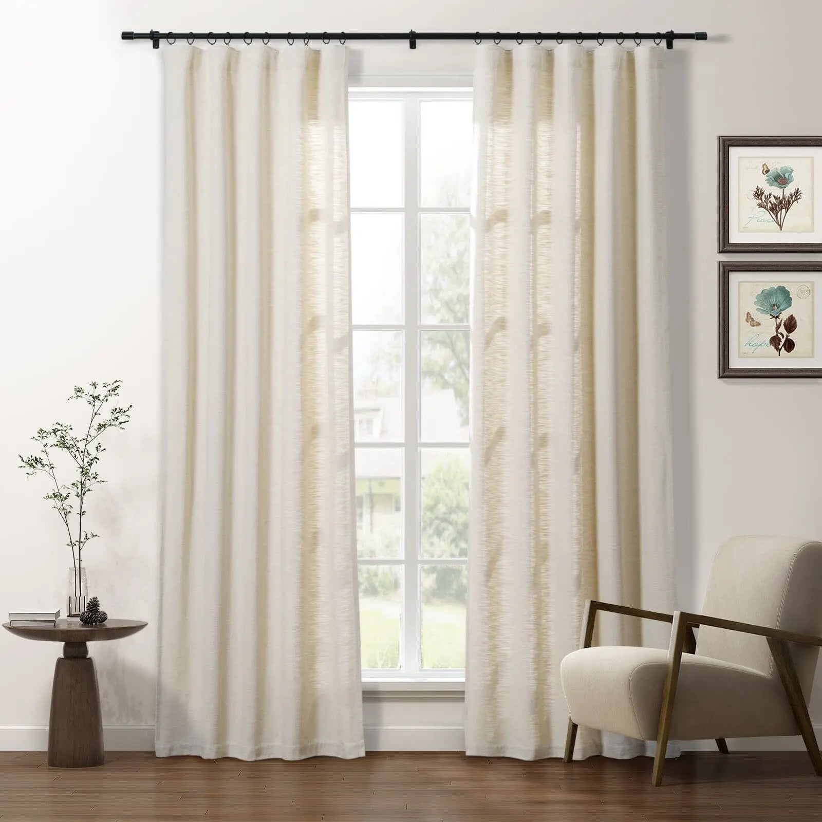 Cotton Blend Drapery Soft Top | Cloe SLIDINGCURTAIN