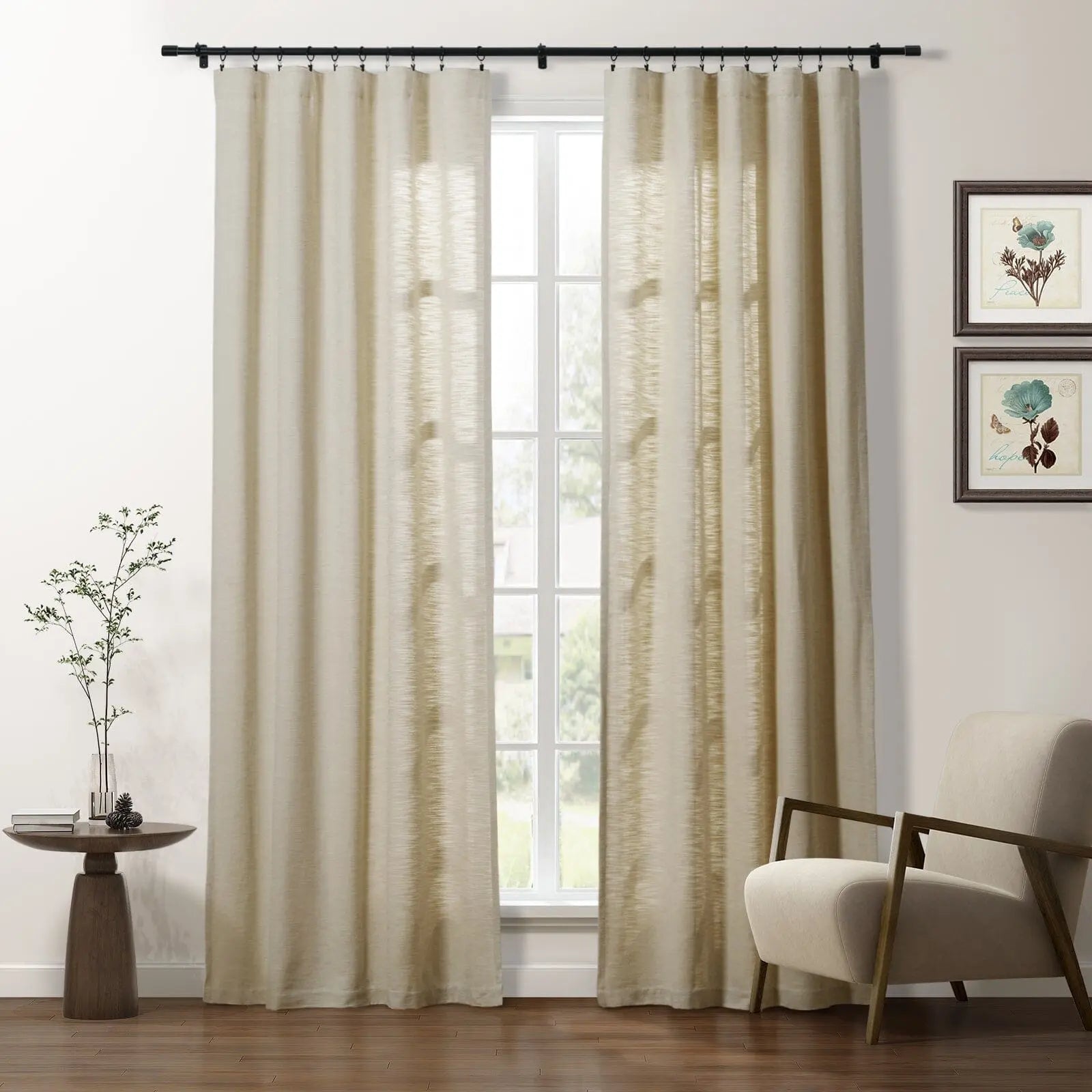 Cotton Blend Drapery Soft Top | Cloe SLIDINGCURTAIN