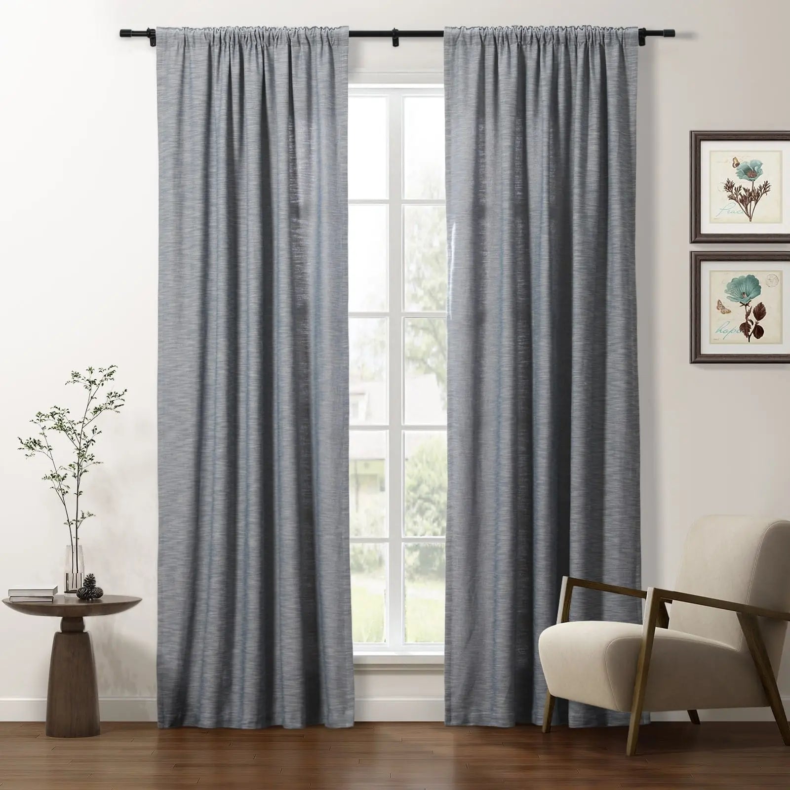 Cotton Blend Drapery Soft Top | Cloe SLIDINGCURTAIN