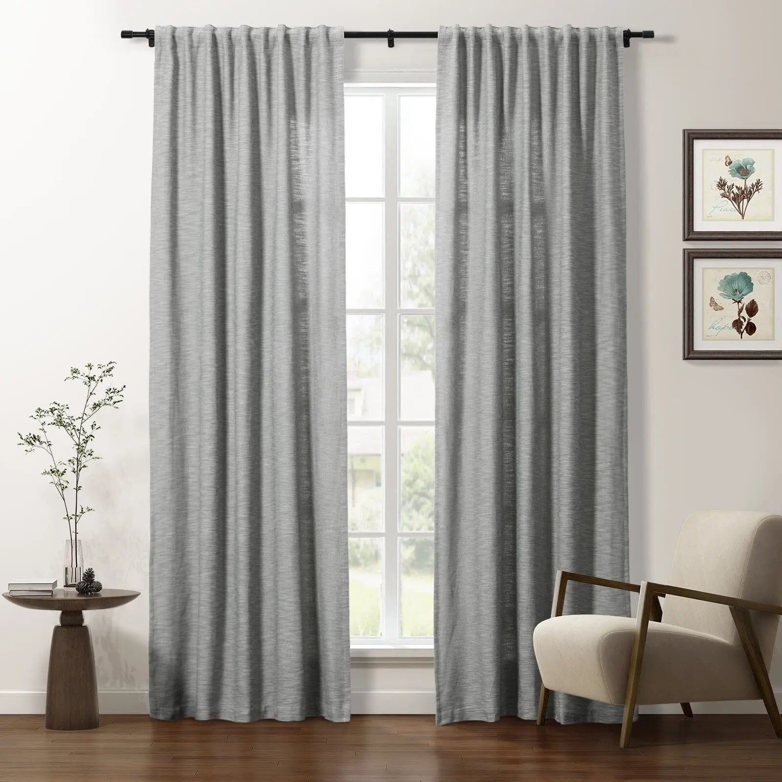 Cotton Blend Drapery Soft Top | Cloe SLIDINGCURTAIN