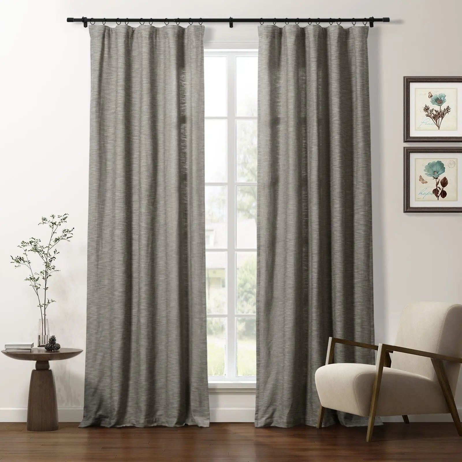 Cotton Blend Drapery Soft Top | Cloe SLIDINGCURTAIN