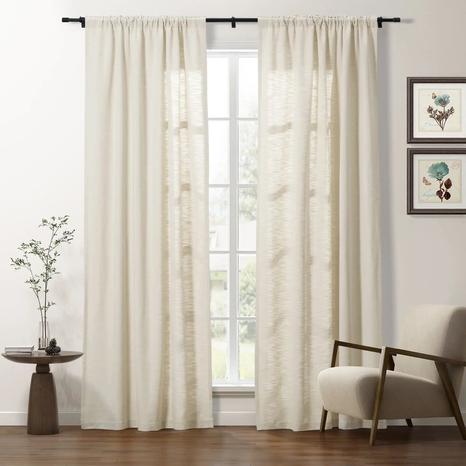 Cotton Blend Drapery Soft Top | Cloe SLIDINGCURTAIN