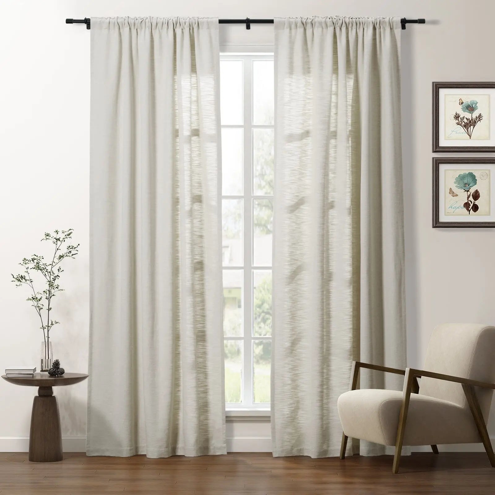 Cotton Blend Drapery Soft Top | Cloe SLIDINGCURTAIN