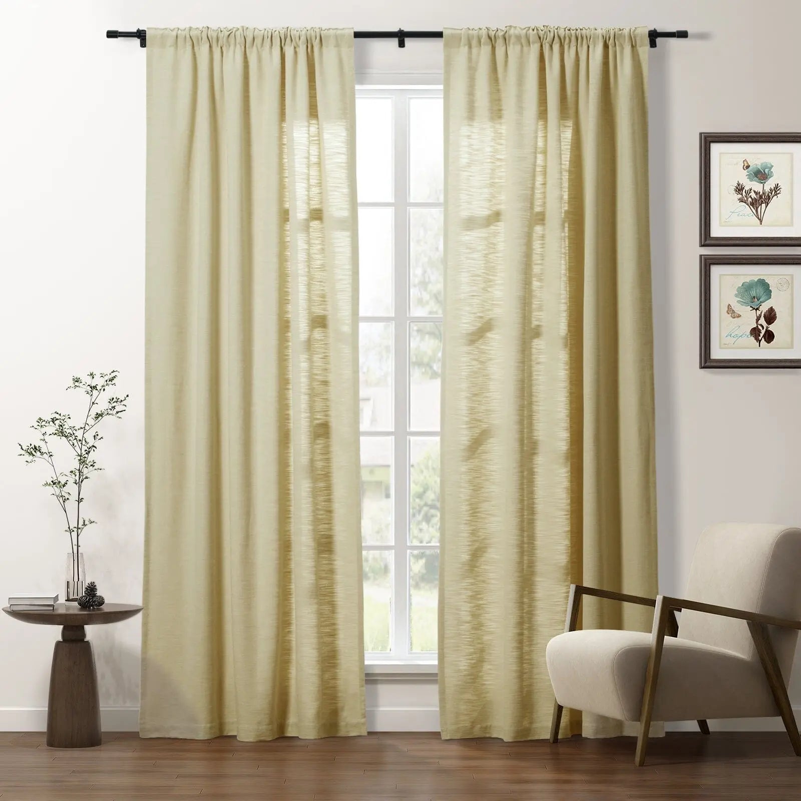 Cotton Blend Drapery Soft Top | Cloe SLIDINGCURTAIN