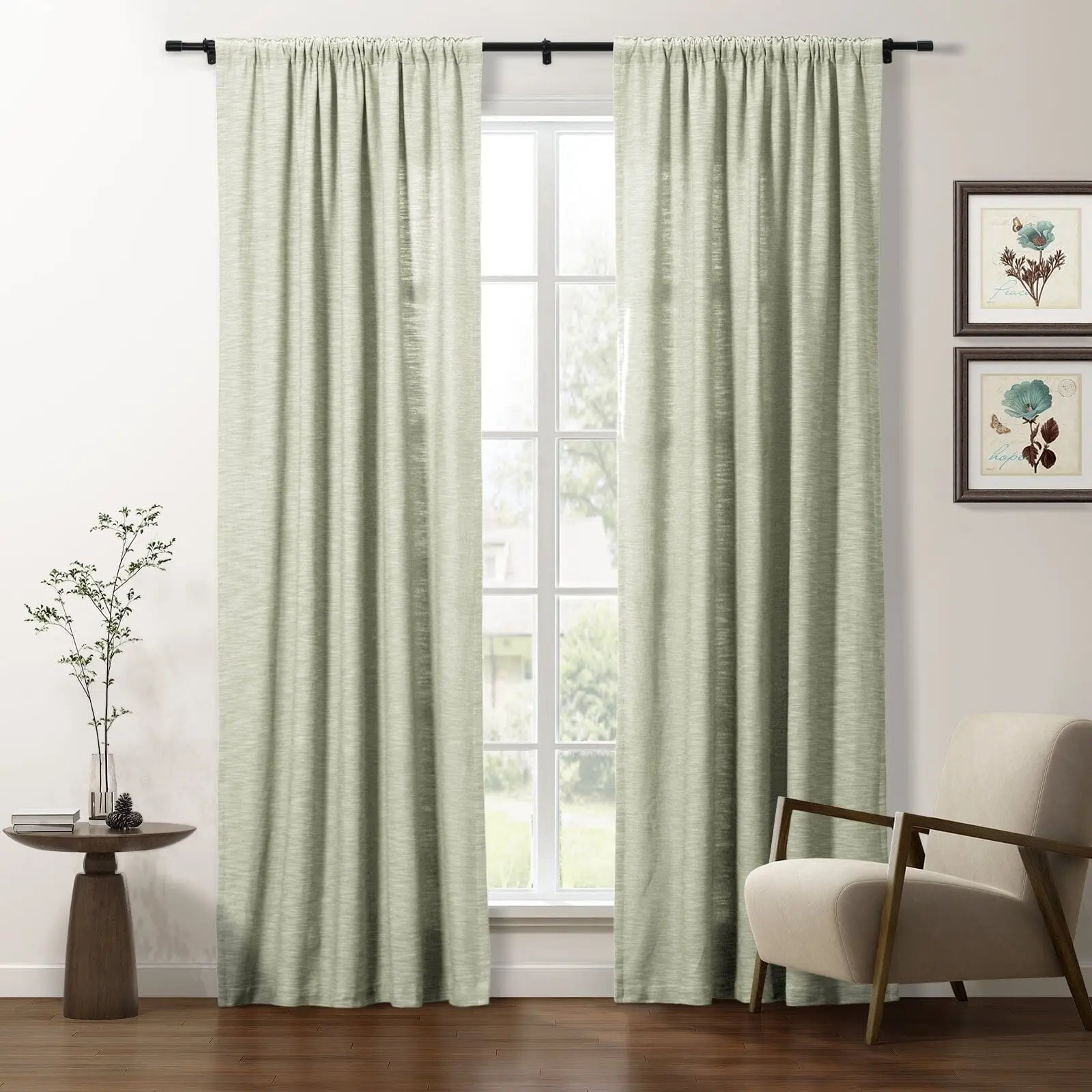 Cotton Blend Drapery Soft Top | Cloe SLIDINGCURTAIN