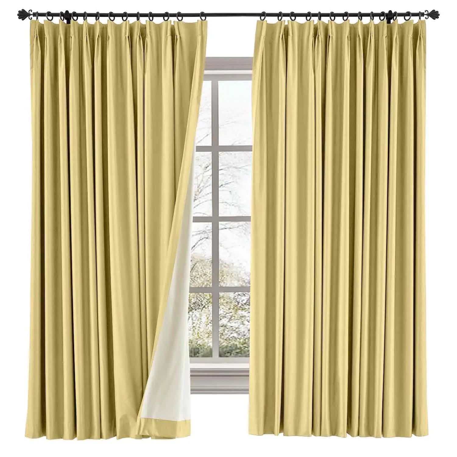 Saba Absolute Blackout Thermal Curtain with Foam Coated Grommet