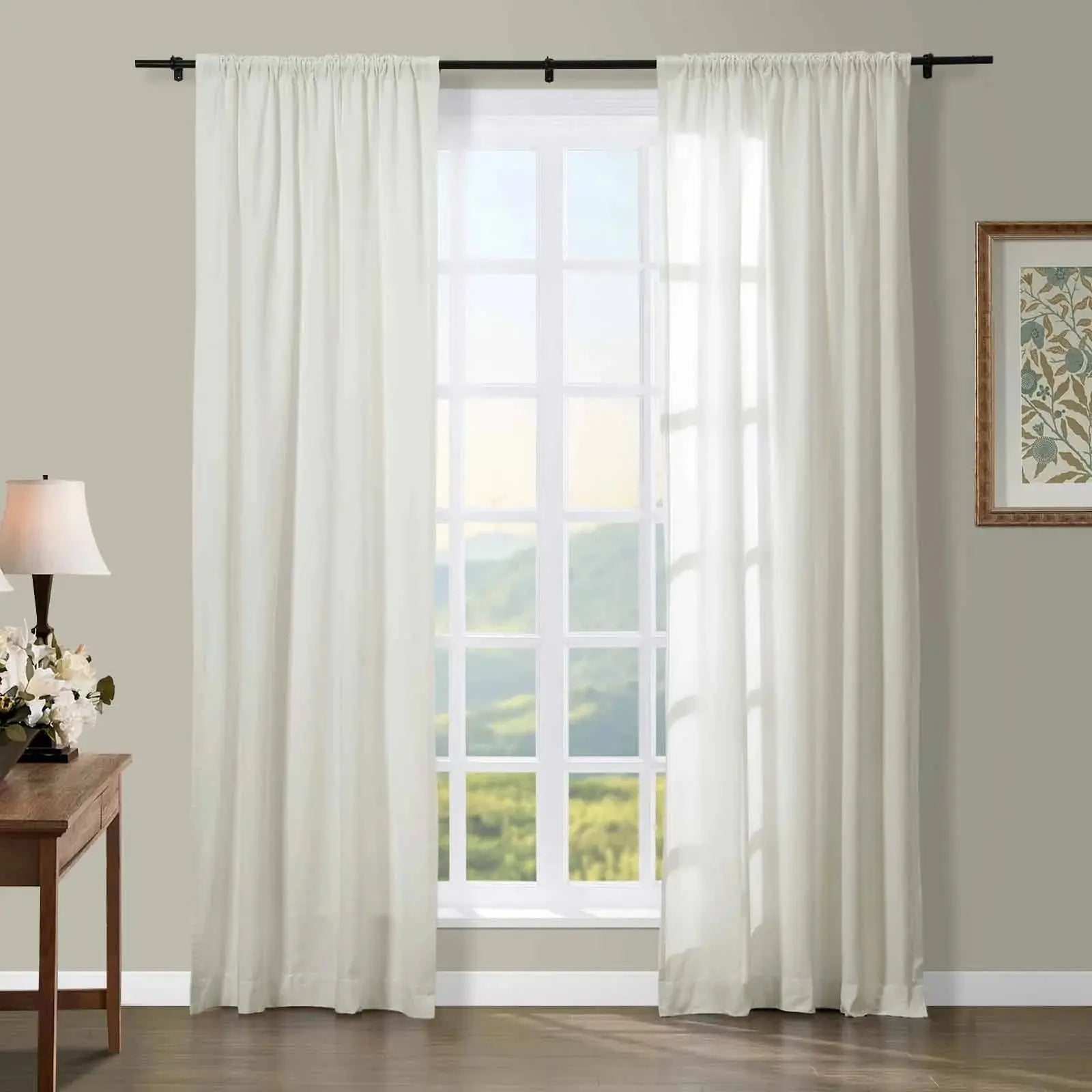 Broad 100% Cotton Plain Weave Curtain Soft Top