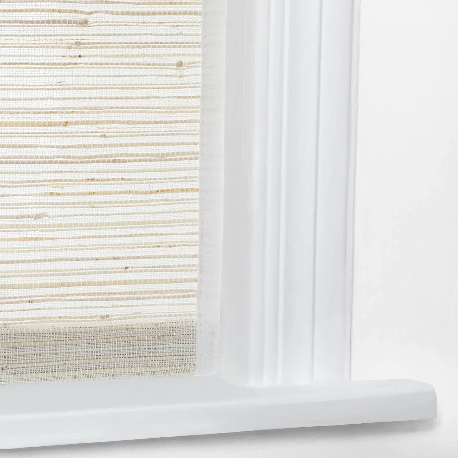 Rae Natural Ramie Jute Woven Wood Shades - Series D