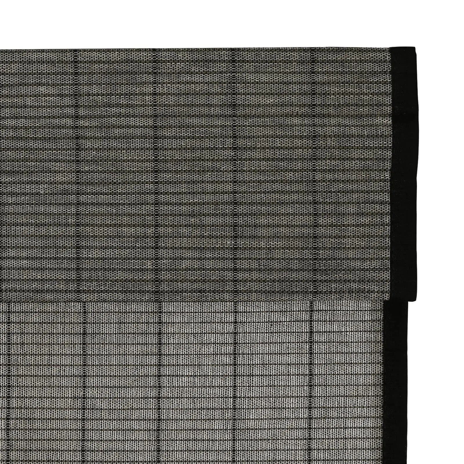 Natural Flax Bamboo Woven Shade - Middle Grey