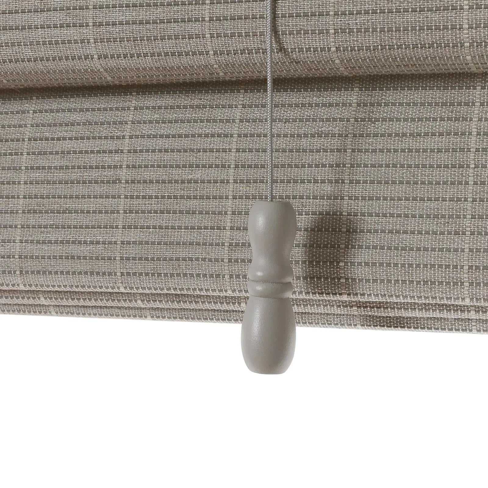 Natural Flax Bamboo Woven Shade - Stone