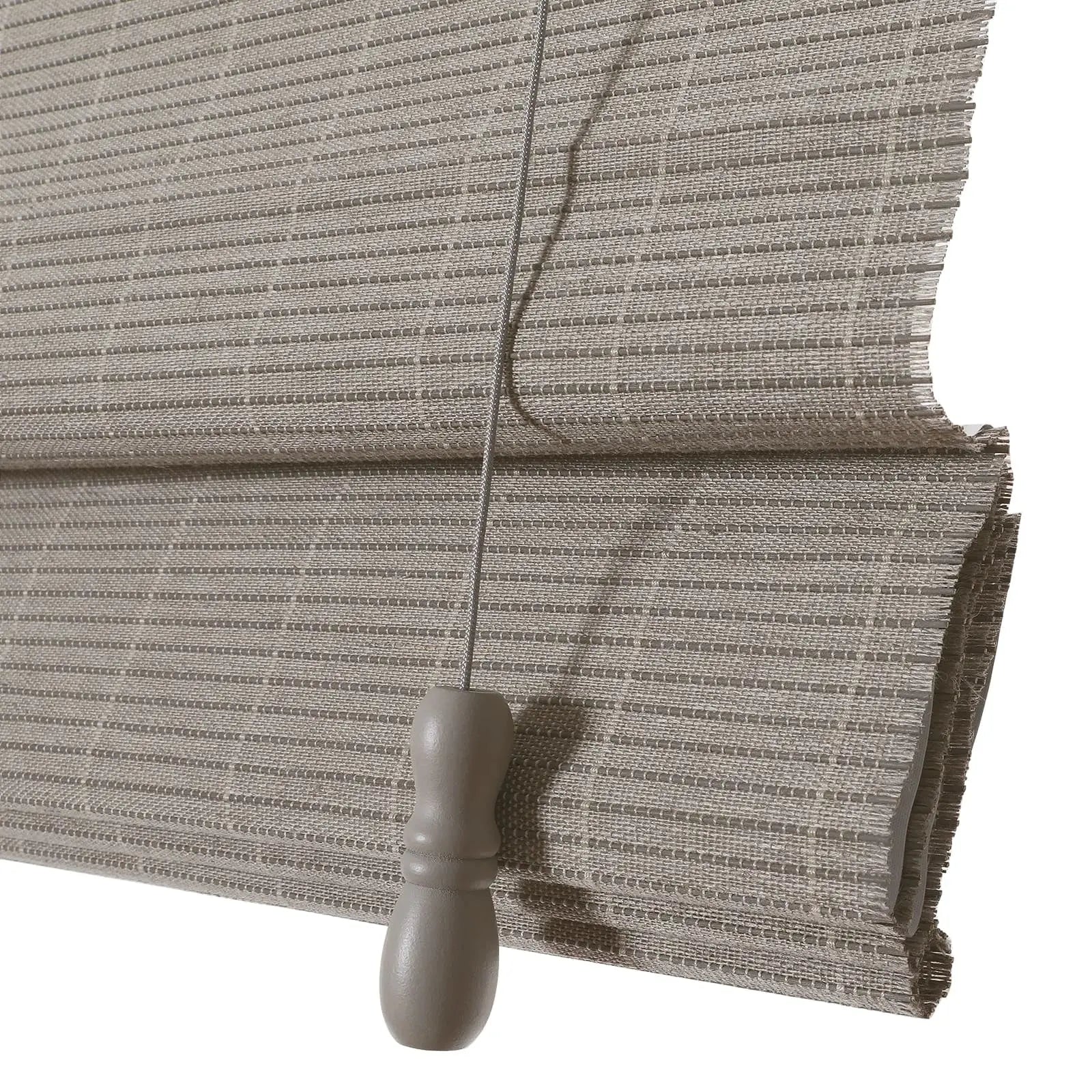 Natural Flax Bamboo Woven Shade - Stone