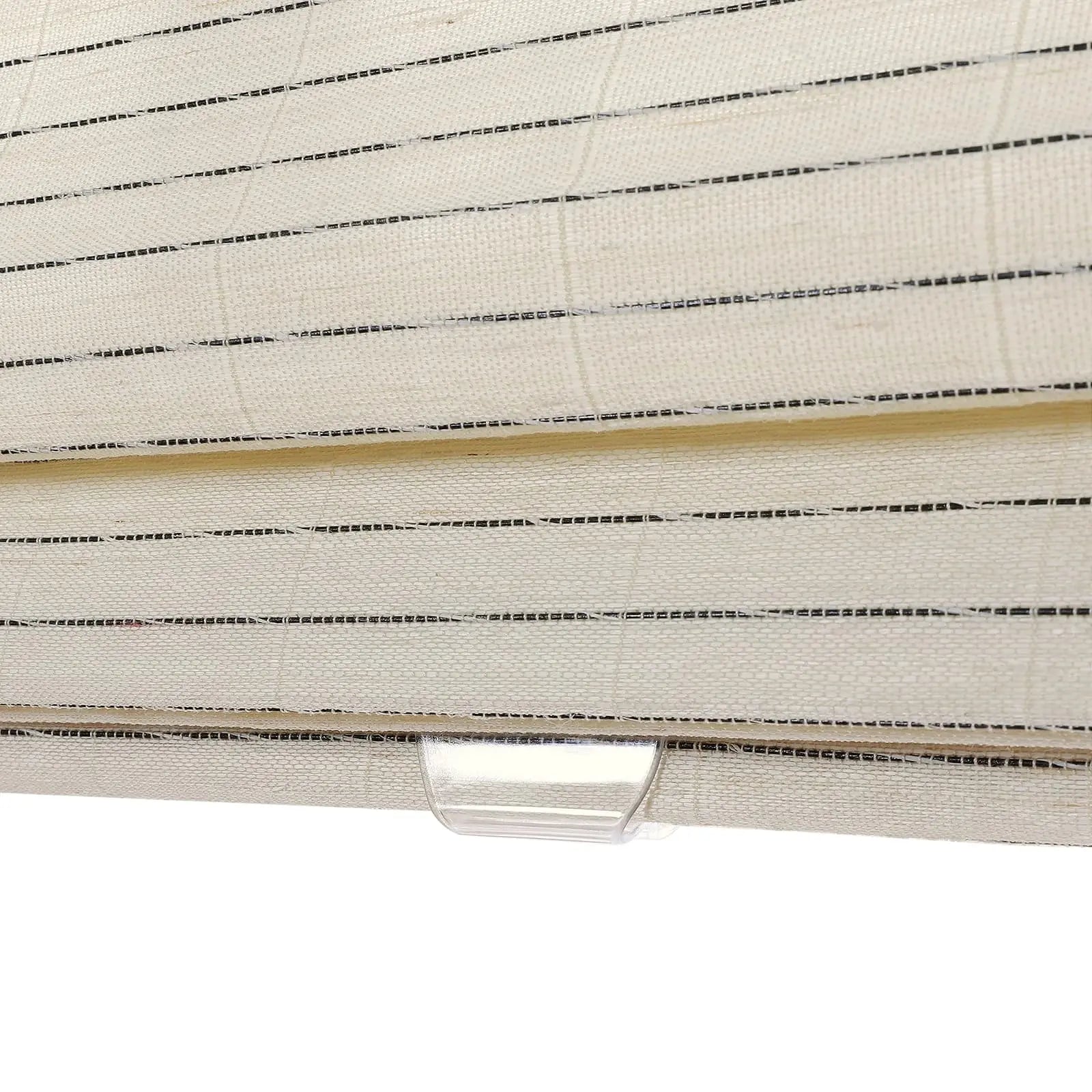 Natural Ramie Bamboo Woven Shade - Beige White