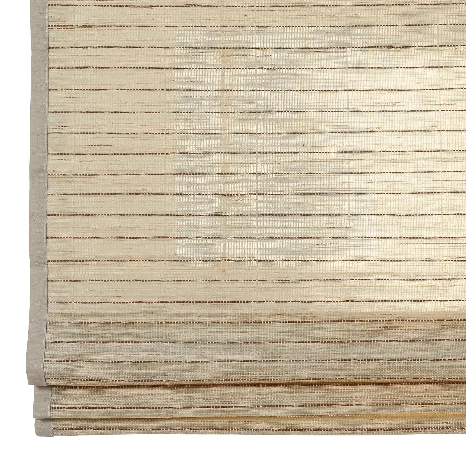 Natural Ramie Bamboo Woven Shade - Sand Beige