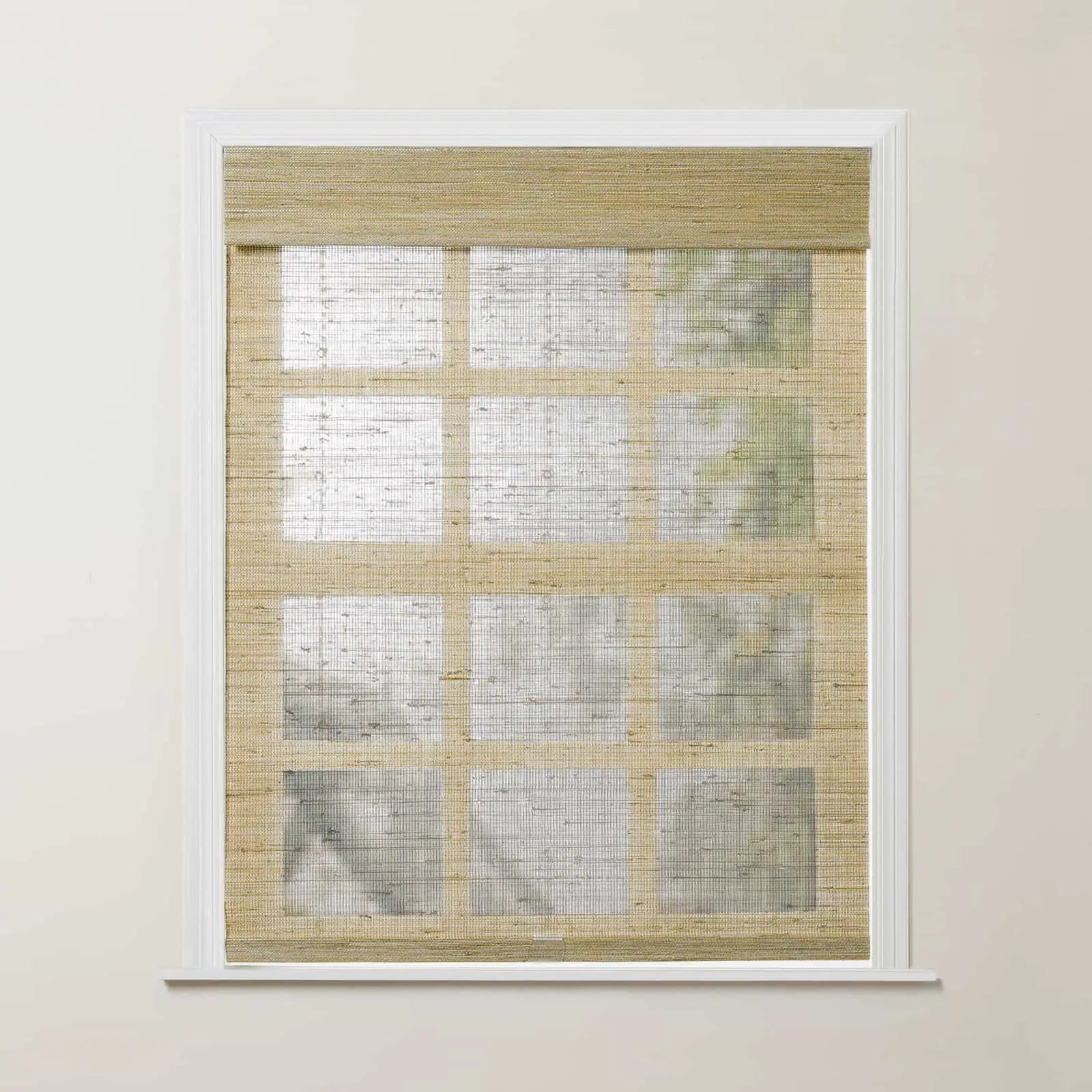 Rae Natural Ramie Jute Woven Wood Shades - Series D