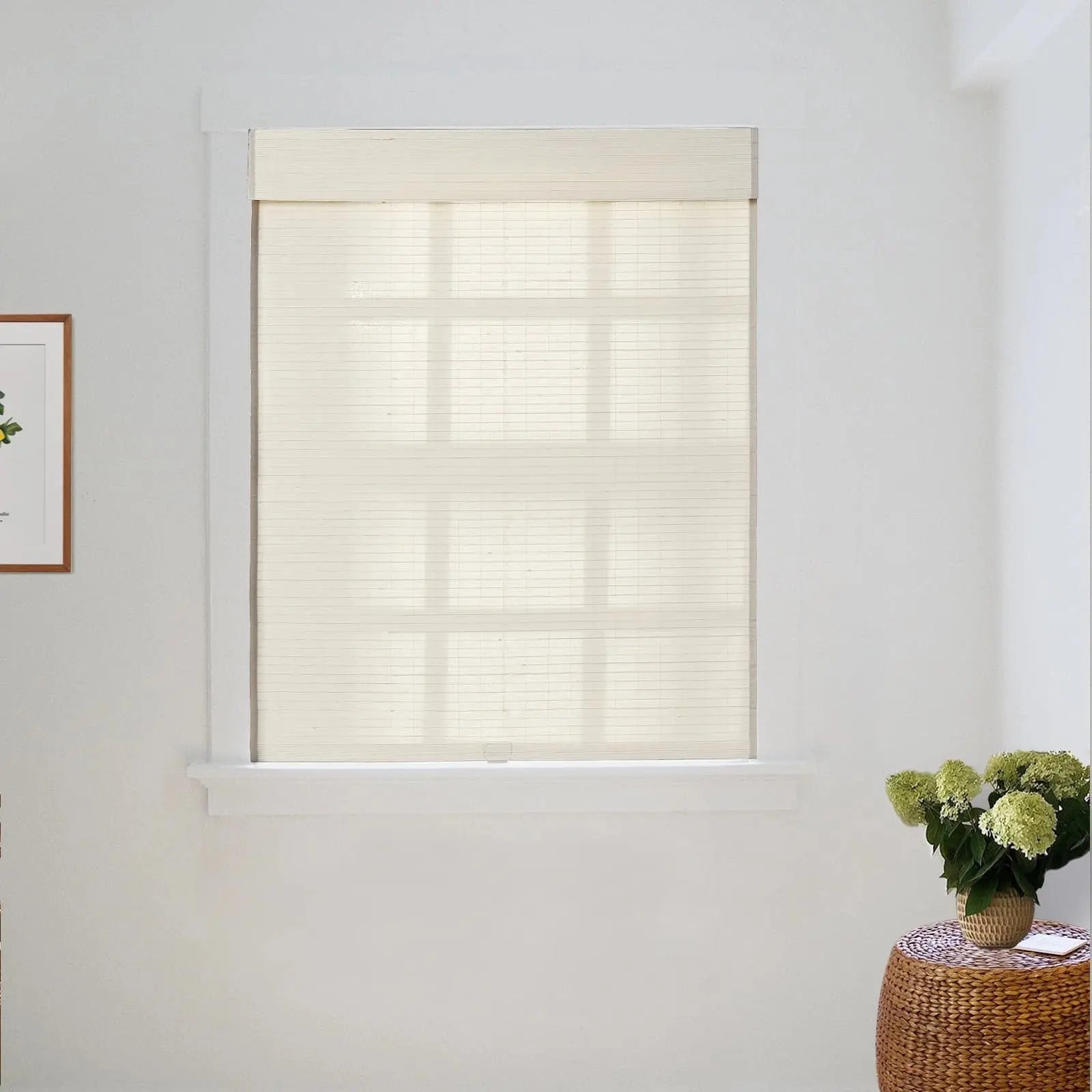 Natural Flax Bamboo Woven Shade - Sandstone