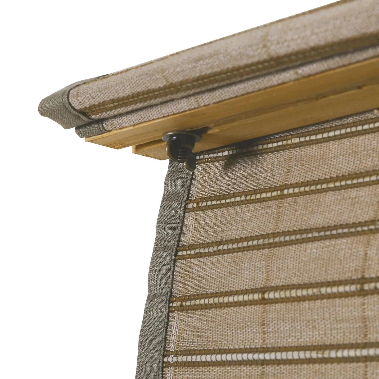 Natural Flax Bamboo Woven Shade - Taupe