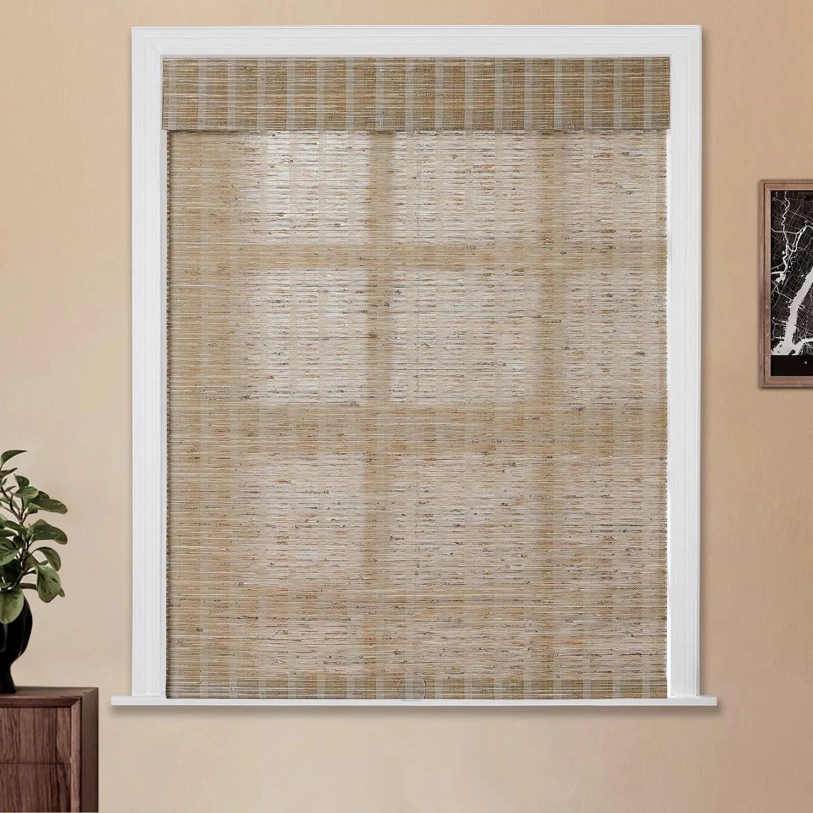 Natural Jute Bamboo Woven Shade - Natural