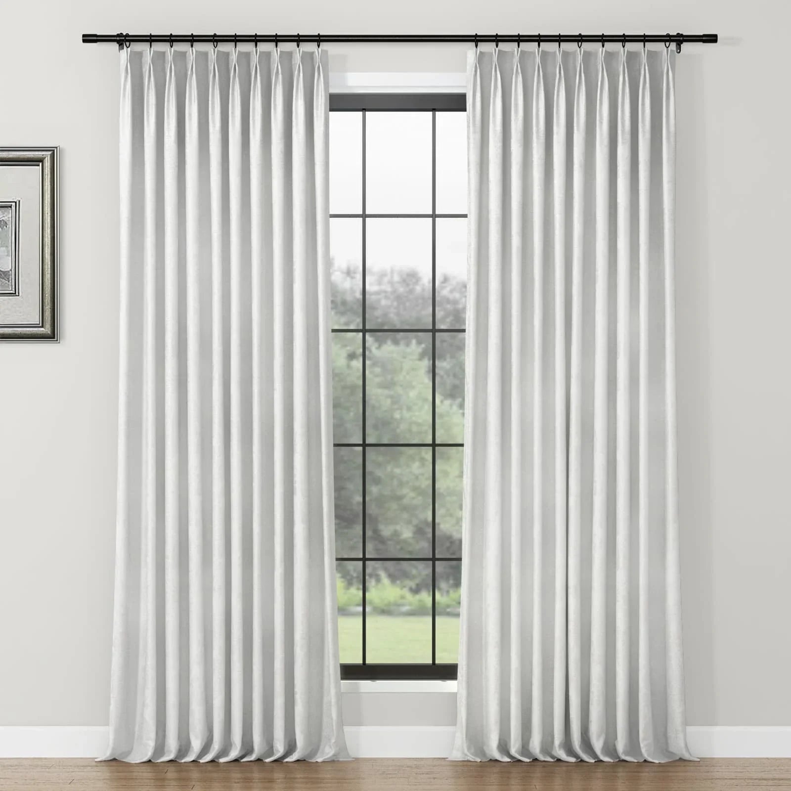 Lydia Plants Jacquard Curtain Pleated SLIDINGCURTAIN