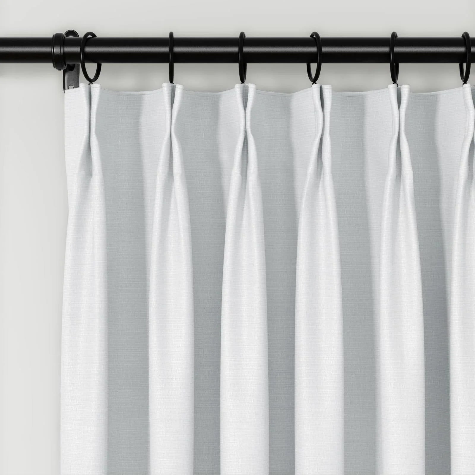 Lydia Fibre Jacquard Curtain Pleated