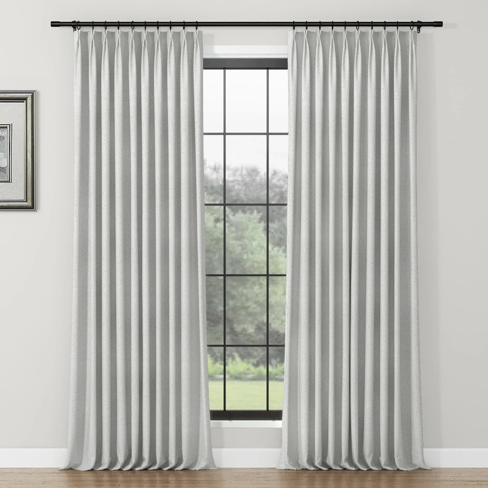 Lydia Rove Jacquard Curtain Pleated SLIDINGCURTAIN