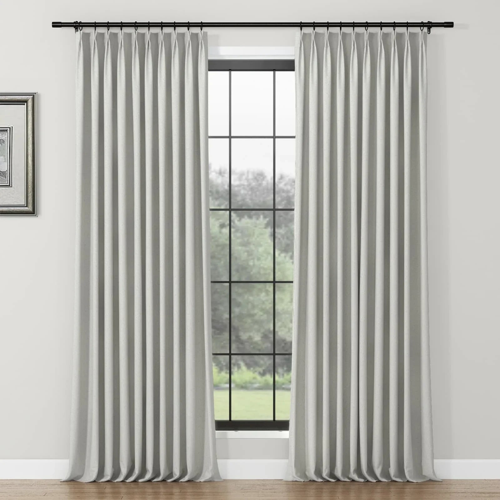 Lydia Rove Jacquard Curtain Pleated SLIDINGCURTAIN