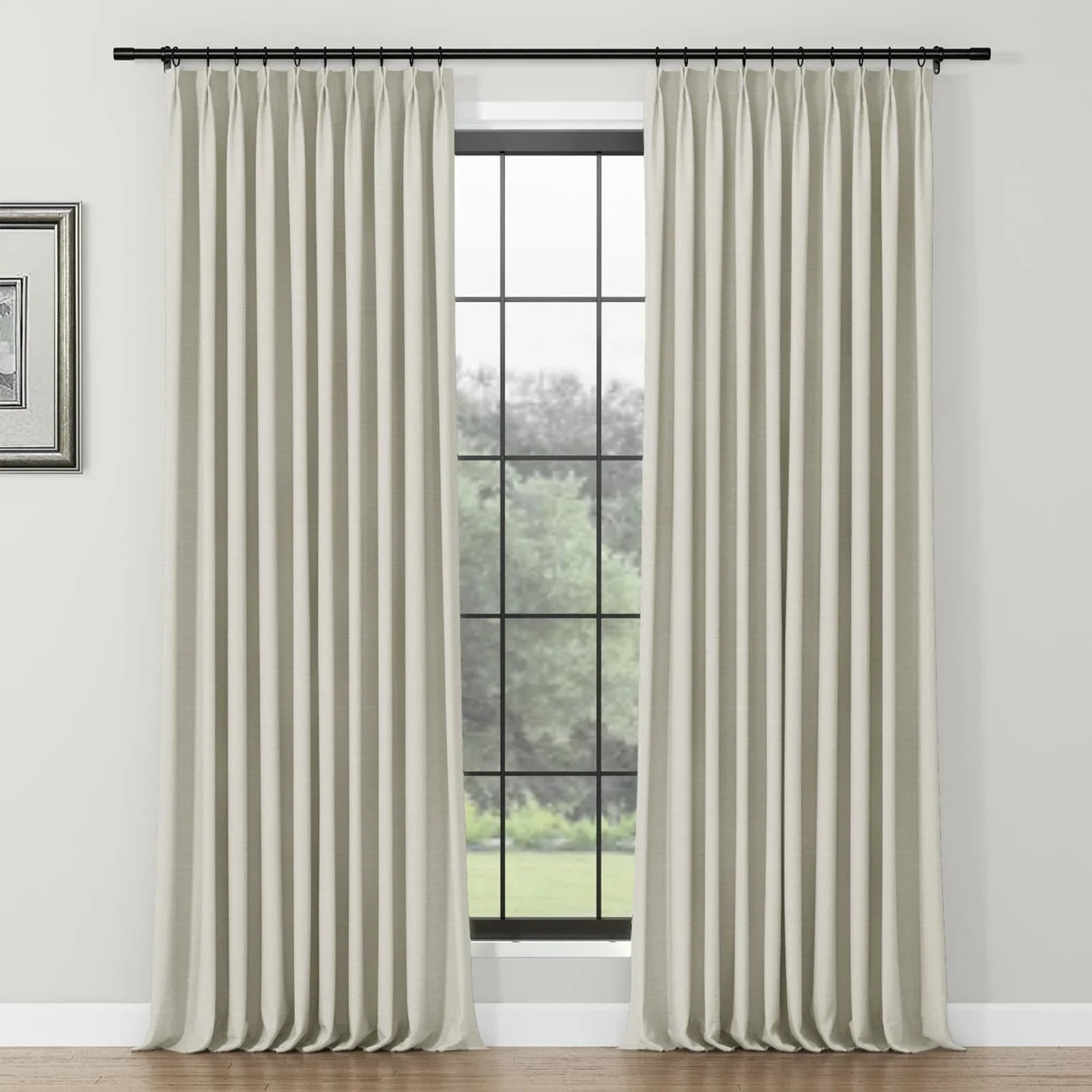 Lydia Swallow Jacquard Curtain Pleated SLIDINGCURTAIN