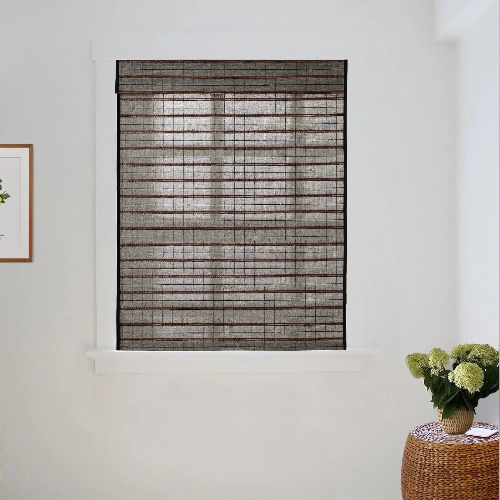 Natural Flax Bamboo Woven Shade - Shade Tree