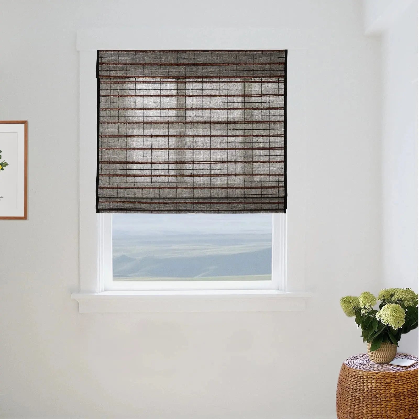 Natural Flax Bamboo Woven Shade - Shade Tree