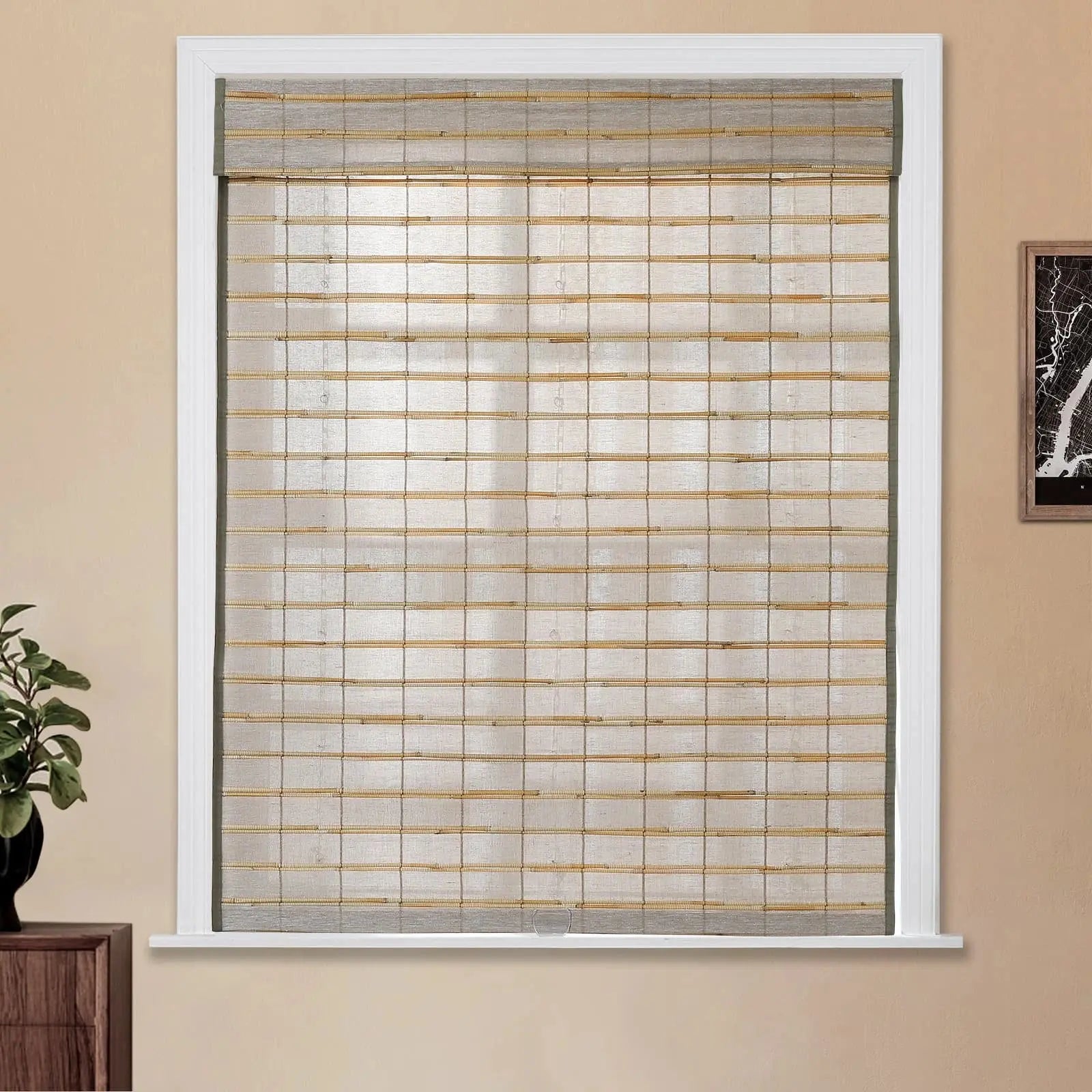 Natural Flax Bamboo Woven Shade - Sandbar