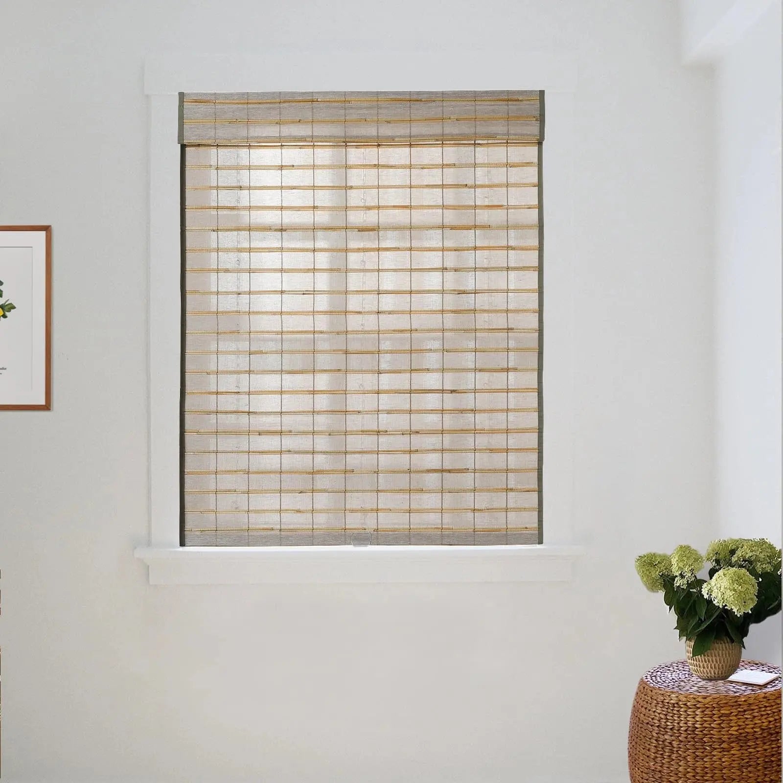 Natural Flax Bamboo Woven Shade - Sandbar