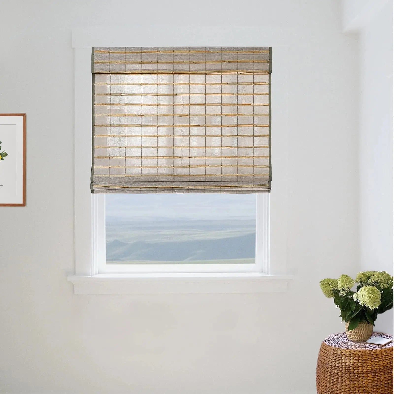 Natural Flax Bamboo Woven Shade - Sandbar