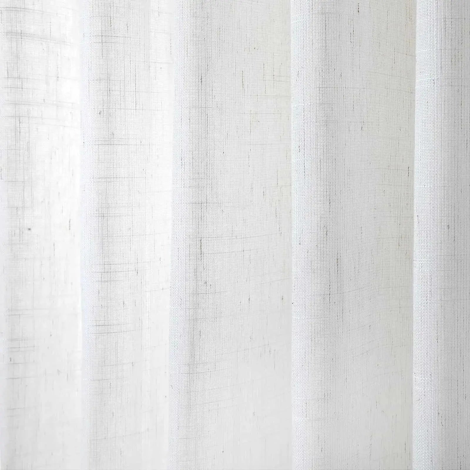 Flynn Airy Lightweight Sheer Curtain Pleated