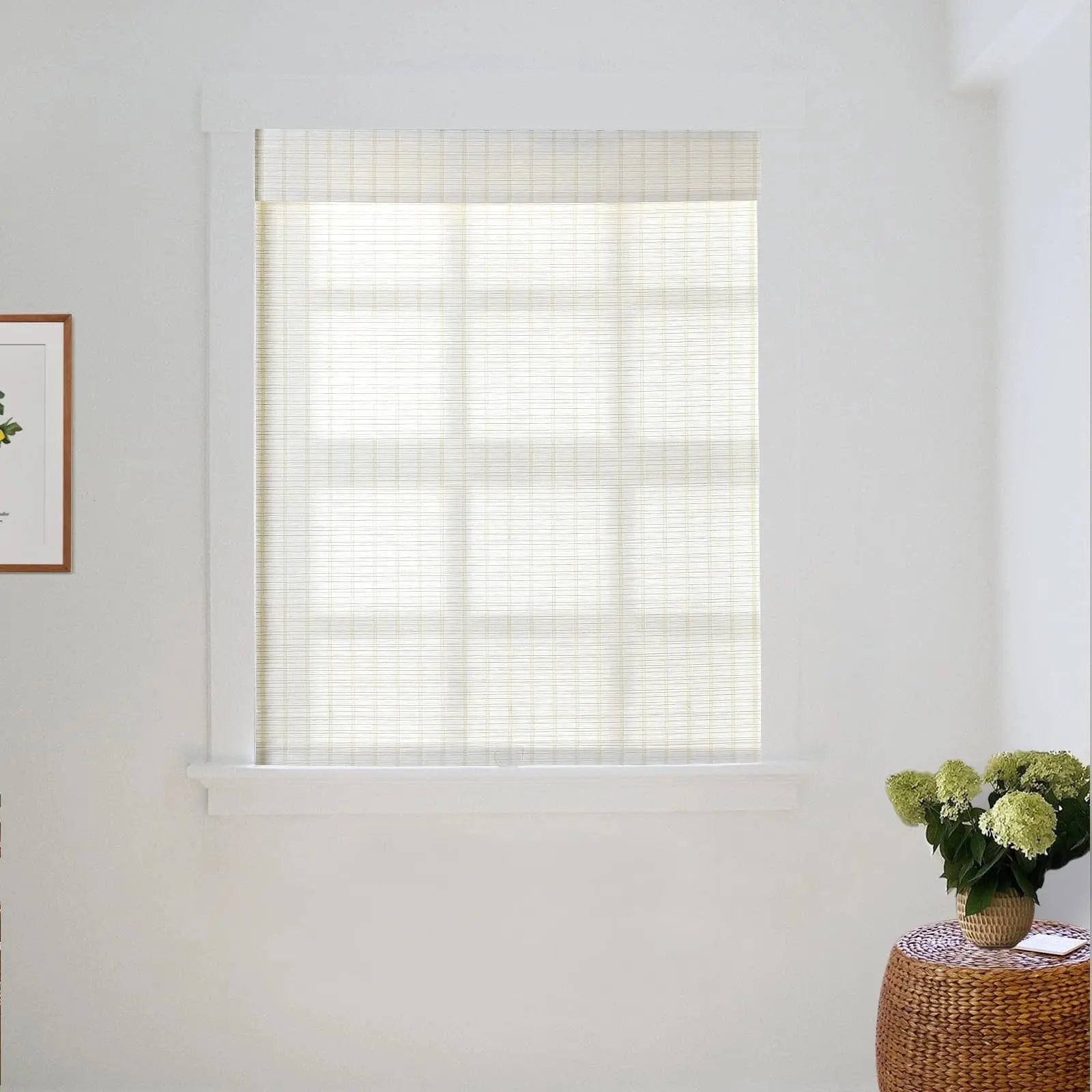 Natural Paper Bamboo Woven Shade - Paper White