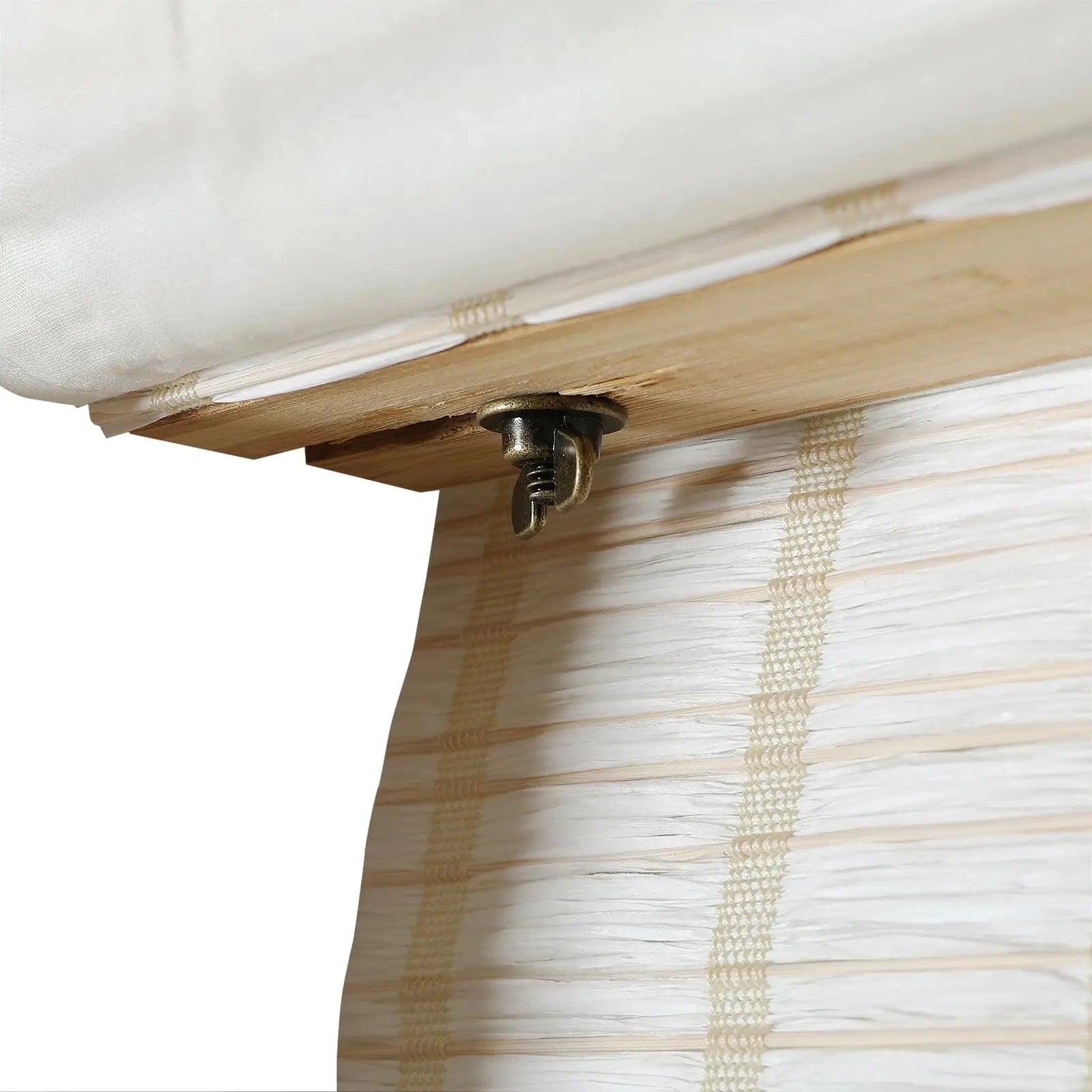 Natural Paper Bamboo Woven Shade - Paper White