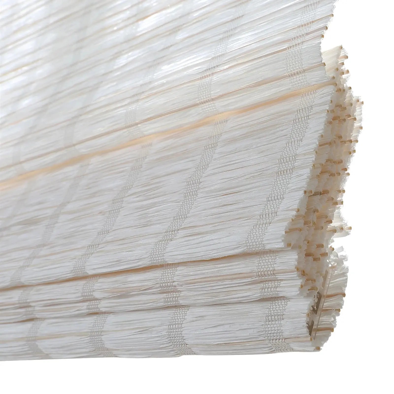 Natural Paper Bamboo Woven Shade - Snow White