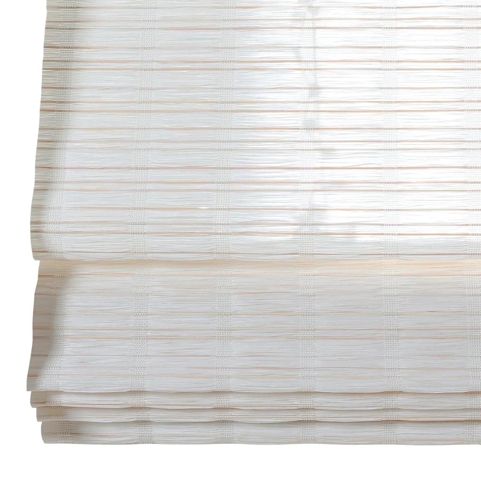 Natural Paper Bamboo Woven Shade - Snow White