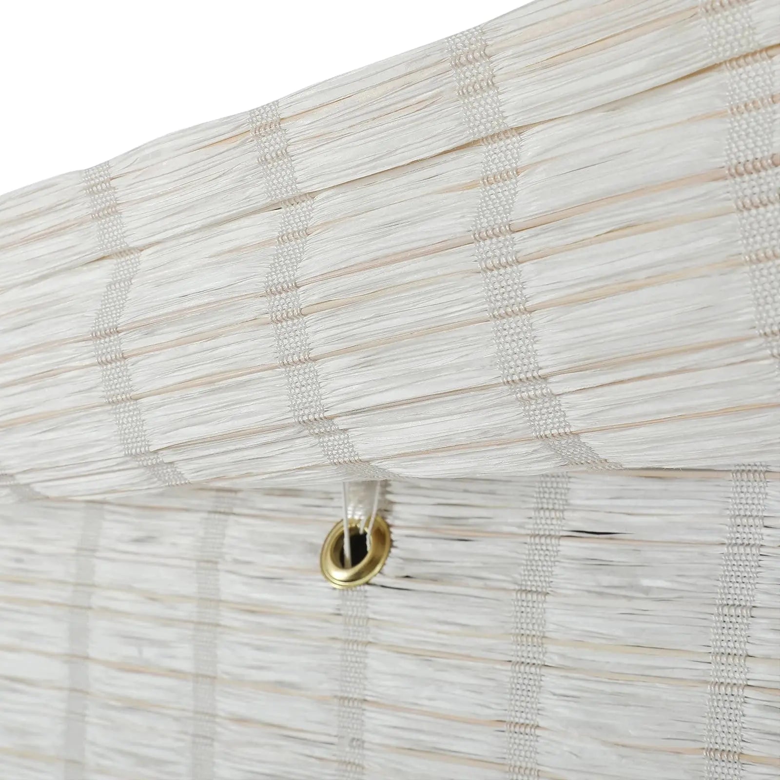 Natural Paper Bamboo Woven Shade - Snow White