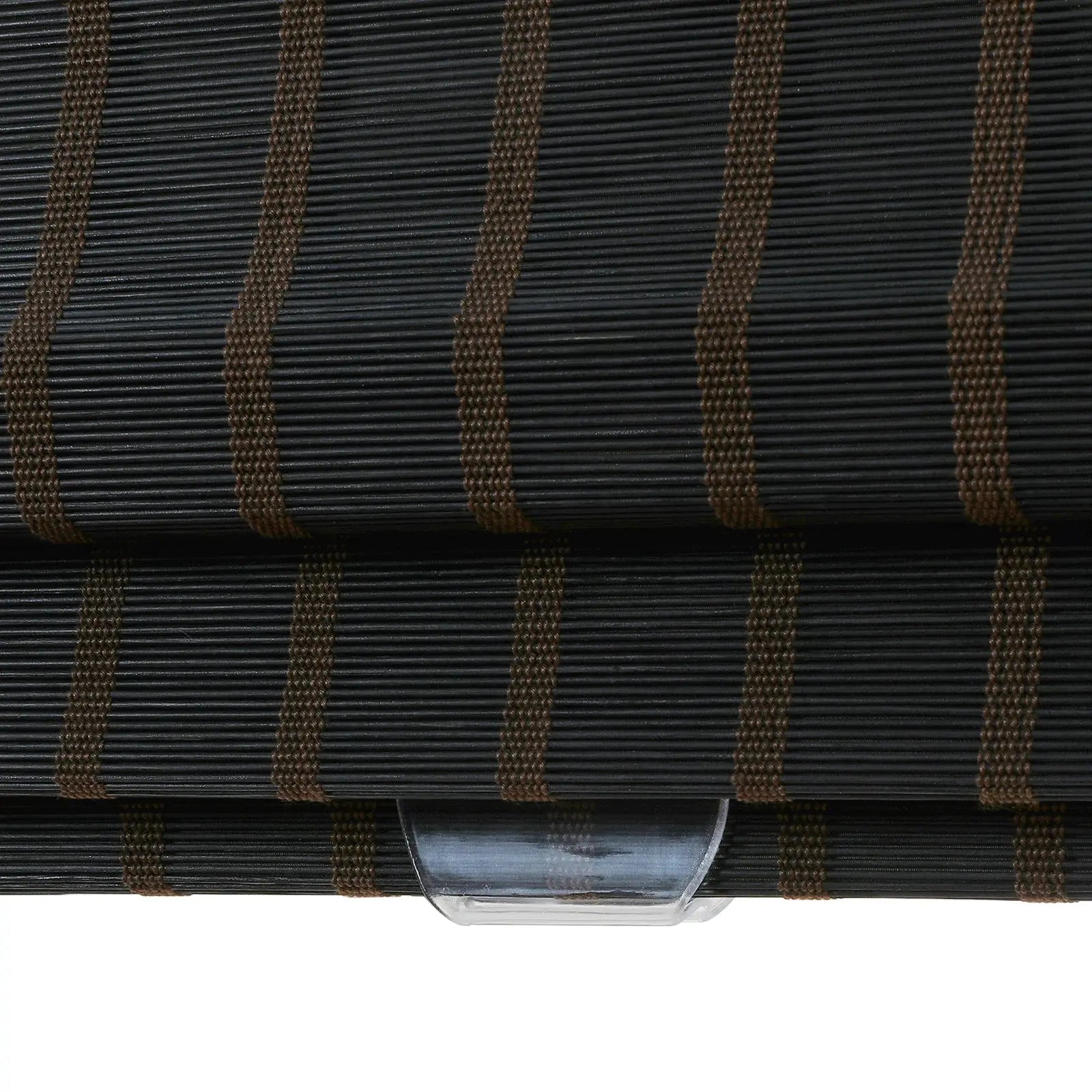 Sybil Bamboo Roman Shade - Black Coffee